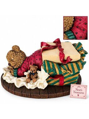 Vintage The Windsor Bears of Cranbury Commons JAMIE BABY'S FIRST CHRISTMAS Resin